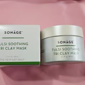 Sonäge Tulsi Soothing Tri Clay Mask - Cream